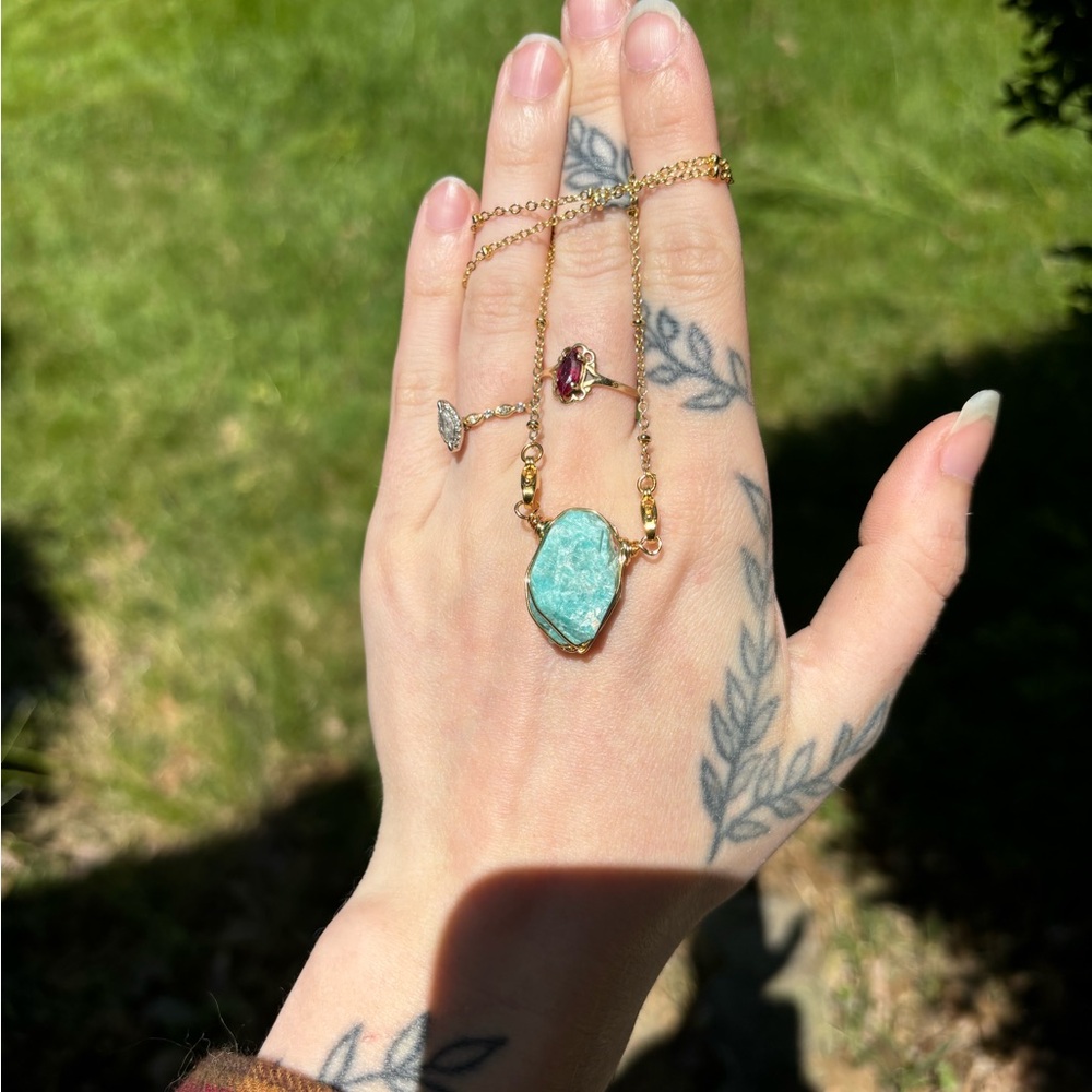 Amazonite Interchangeable Necklace - image 2